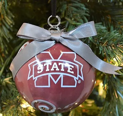 Mississippi State Bulldogs Ceramic Logo Christmas Ornament 3.5  • $19.99