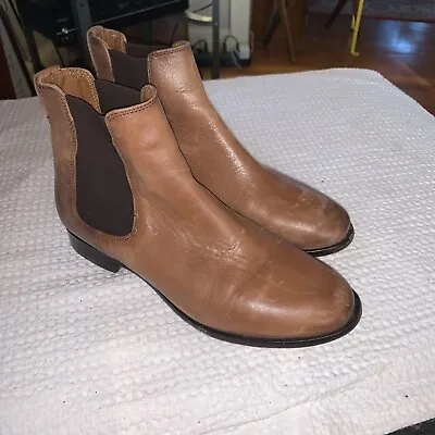 Women's Frye Carly Chelsea Boots Cognac Size 10B Luxe Leather Cognac 3478928-COG • $35