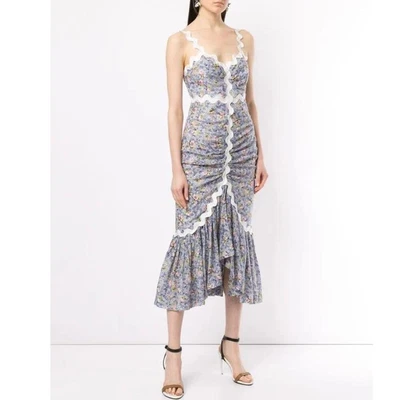 $99.95 • Buy Alice McCall Lady Midi Long Sleeveless Dress Size 14 Large Lavender Designer VGC