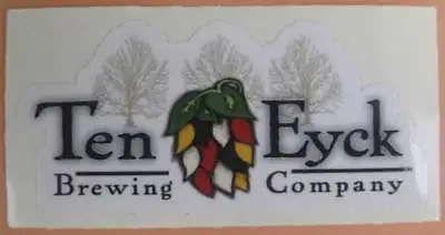 TEN EYCK BREWING COMPANY Beer STICKER Label W/ HOPS & TREES Queenstown MARYLAND • $3.49