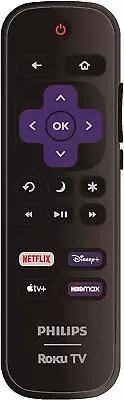 Original Philips Roku TV Remote Control Netflix/Disney Plus/Apple TV+ / HBO Max • $12.99