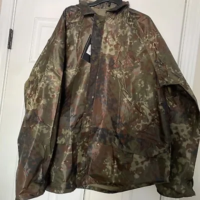 Mil-Tec Brand Jacket Hardshell Waterproof Rain Gear Camo Men's Wear Large NWT • $40