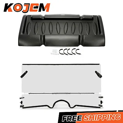 1/4  Front Folding Windshield + Top Roof For 2004-2013 Yamaha Rhino 450/660/700 • $329