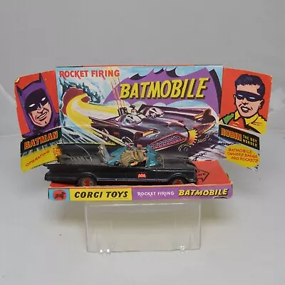 Vintage Corgi Toys Batman's Rocket Firing Batmobile #267 & Box Pre Owned (J431) • $4.73