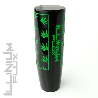 $163.80 • Buy Illinium Flux Black W Green Marijuana Leaf Drift Manual Shift Knob 8x1.25 K49