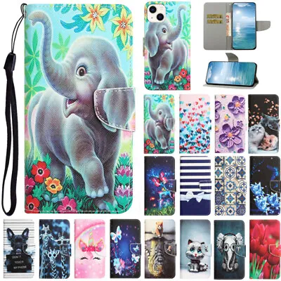 $14.89 • Buy For OPPO A77 A78 A17 A16 A54 Patterned Magnetic Leather Wallet Flip Case Cover