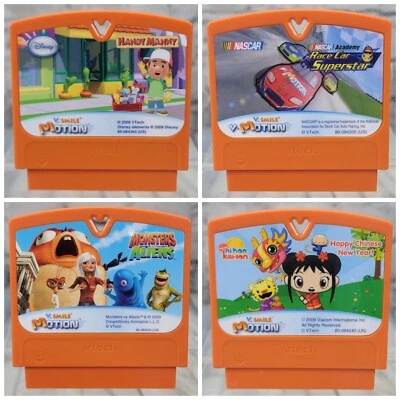 $19.89 • Buy VTech V.Smile / V.Motion Learning System Video Game Cartridges Lot Of 4 V Motion
