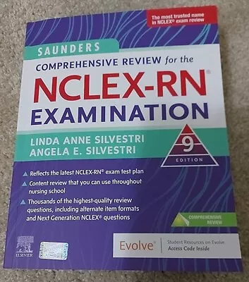 $58 • Buy NEW Saunders Comprehensive Review For The NCLEX-RN Examination 9th 9780323795302