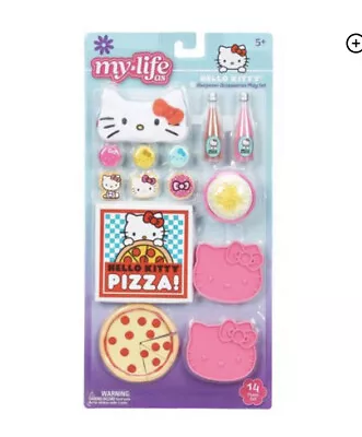 My Life As Hello Kitty Sanrio Sleepover Accessories Set  For 18” Dolls-14 Pc Set • $14.99