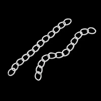 ❤ 100 X CHOOSE Plated Necklace Bracelet Extender Extension Chain 50mm X 4mm ❤ • £1.40
