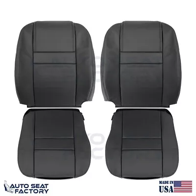 For 2006 2007 Chevy Monte Carlo Left & Right Perf Black Vinyl Seat Covers 4PCS • $566.67