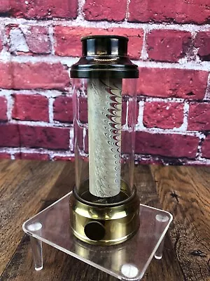 Vtg 6” Van Cort Instruments Kaleidoscope Brass & Glass Lighthouse Style Contessa • $99