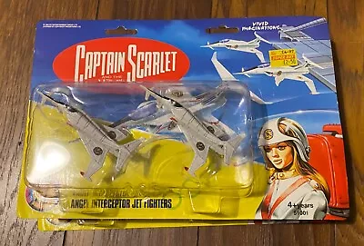 Vivid Imaginations Captain Scarlet Angel Interceptor Jet Fighters 1990s MOC • £24.99