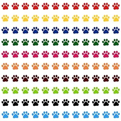 3000 Paw Print Stickers For Kids Mini Dog Paw Stickers Small Pet Patrol  • $16.50