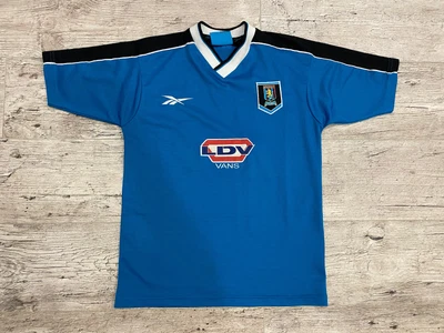 £90 • Buy VINTAGE ASTON VILLA ENGLAND 1998/2000 AWAY FOOTBALL SHIRT JERSEY REEBOK Child