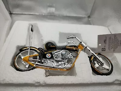 Pittsburgh Steelers Black N Gold Chopper Motorcycle Hamilton Collection Champion • $50