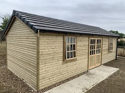 £5115 • Buy 20x10  Tiled Roof Outbuilding Workshop Summer House Gym Stables Appex Shed