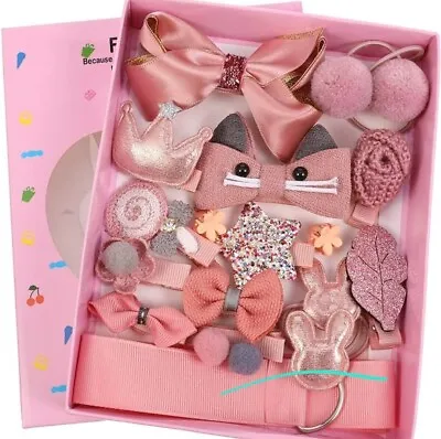 Girls Hair Accessory Gift Set. 18 Piece. Brand New And Unopened. • £5.49