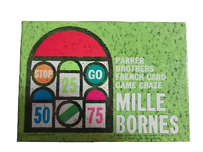 VTG Mille Bornes French Card Driving Game Parker Brothers 1964 Fam Fun COMPLETE • $26.97