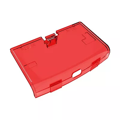 Game Boy Advance USB C Battery Cover Crystal Clear Red RetroSix CleanJuice Back • £2.43