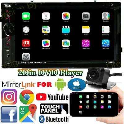 Car Mirror Link For GPS Navigation Radio CD DVD MP3 Player 2DIN Stereo + Camera • $100.69