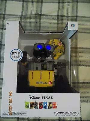 Disney Pixar's Wall-E U-Command Remote Control Robot -Very Rare 1st Edition Mint • $600