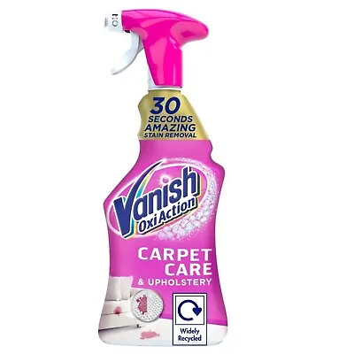 Vanish Gold Oxi Action Carpet Cleaner Upholstery Stain Odour Remover Spray 500ml • £9.89