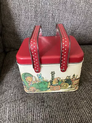 Vintage Little Tin Picnic Basket  • $19.99