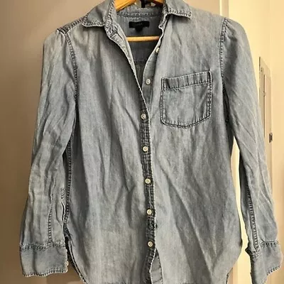 J. Crew Chambray Shirt Size XS X-Small • $15