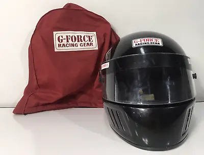 G-Force Racing Helmet Black XS Snell: SA2010 Model Pro Eliminator/ Pro Vintage • $14.95