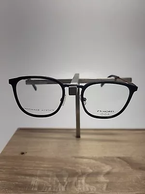 Morel OGA 101330  Eyeglasses Unisex- Black&Red Full Rim Square Shape 51.21.145 • $44