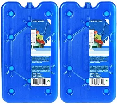 Pack Of 4 Freezer Blocks For Cool Bags Ice Boxes New Blue Picnics Lunch Travel • £14.99