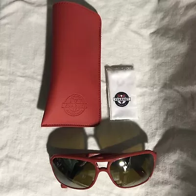 Vuarnet 003 Red Sunglasses Skilynx Lens 84 Olympics W/Red Sleeve Case And Cloth • $150