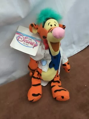 £4.90 • Buy Tagged Retired WDW Disney Beanie Soft Toys Mad Scientist Tigger 