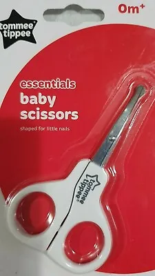 Tommee Tippee - Essential Safety Baby Scissors Shaped For Little Nails 0+Month • £4.25