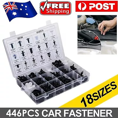 Auto Car Trim Body Clips Plastic Push Retainer Pin Rivet Fastener Panel Moulding • $24.99
