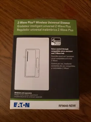 Eaton Wireless Universal Dimmer RF9640-NDW Regulator Switches - White • $19.99