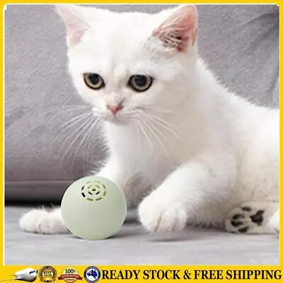 Cat Music Ball Creative Cute Electric Cat Ball Toys Squeak Pet Product (Green) * • $16.16