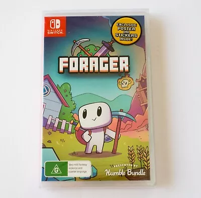 FORAGER (Presented By Humble Bundle) - Nintendo Switch - NEW & SEALED - AUS !! • $59