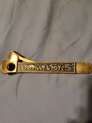 $69.99 • Buy Vintage Donatus Germany Gold Plated Cigar Cutter/punch Deer