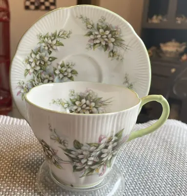 Vintage Tea Cup And Saucer Royal Albert Orange Blossom • $22