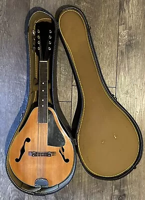 Vintage Gibson Style F Hole Mandolin & Case • $195
