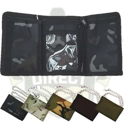 Military Wallet Security Chain Id Pouch Card Mtp Dpm Camo Mens Gift Army Cadet • £9.99