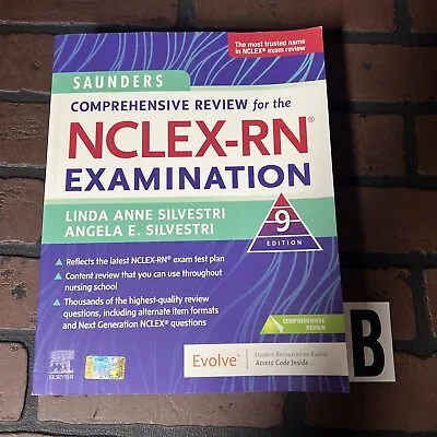 $49.99 • Buy Saunders Comprehensive Review For The NCLEX-RN® Examination By Angela Silvestri