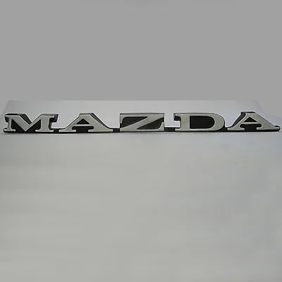 MAZDA  RX2 Metal Boot Badge Chrome Brand New For Rotary Rotor 12A 13B Capella • $69.95