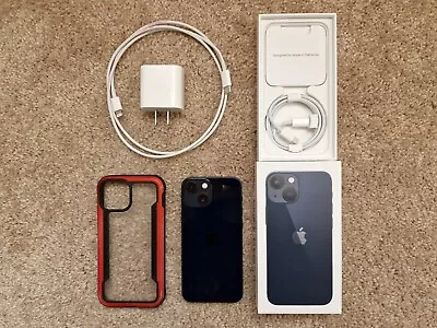 VGC UNLOCKED Apple IPhone 13 Mini Midnight 5G 128 GB 86% Battery Verizon Phone • $345.67