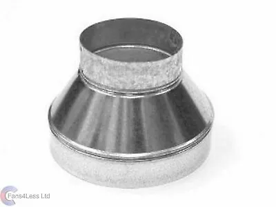 Metal Reducer Hydroponics Extractor Fan Flexible Solid Ducting 4 5 6 8 10 12  • £8.99