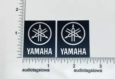 Yamaha Speakers Badge Logo Pair Aluminum Custom Made • $9.95