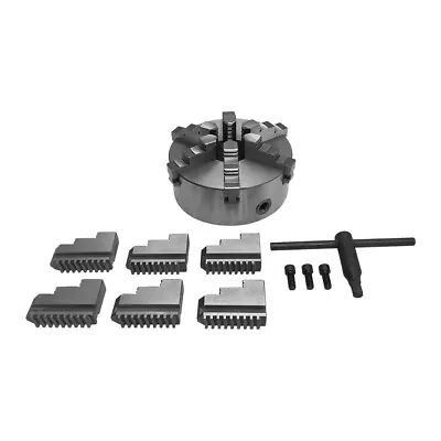 8  6 Jaw Self Centering Scroll Lathe Chuck Solid Jaws Lathing 12 Jaws Included • $345.99