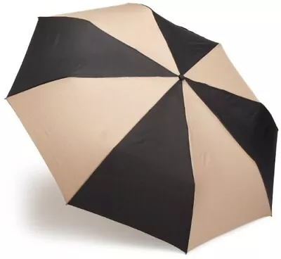 Totes Auto Open Close Golf Size Umbrella One Size Black/british Tan  • $49.45